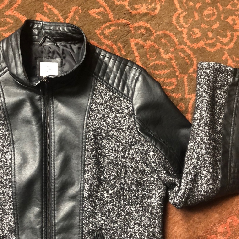 Leather & Tweed Jacket